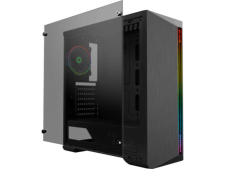 Gabinete Gamer Gamemax Raider X, Full Tower, Lateral em Acrílico, Black, Sem Fonte, Sem Fan