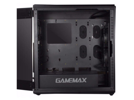 Gabinete Gamer Gamemax Raider XT, Full Tower, Sem Fan, Vidro Temperado, Black, Sem Fonte