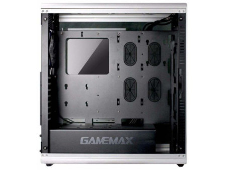 Gabinete Gamer Gamemax H605-TB, Mid Tower, Com 3 Fans RGB, Black, Sem Fonte