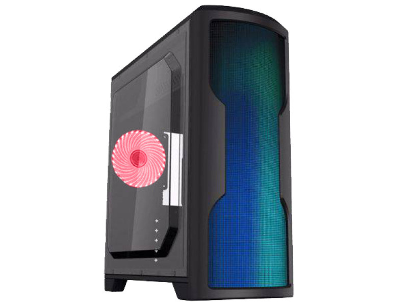 Gabinete Gamer Gamemax Wave G562W, Mid Tower, Com 1 Fan White, Lateral em Acrílico, Black, Sem Fonte