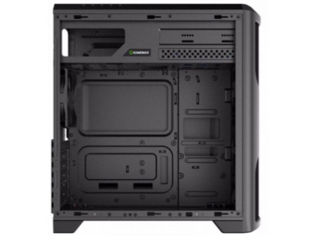 Gabinete Gamer Gamemax Wave G562W, Mid Tower, Com 1 Fan Green, Lateral em Acrílico, Black, Sem Fonte