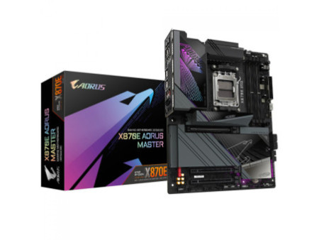 Placa Mãe Gigabyte X870E AORUS MASTER, Chipset X870E, WIFI 7, AMD AM5, ATX, DDR5