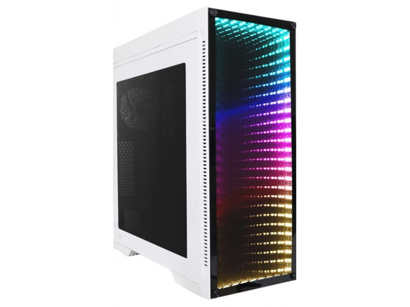 Gabinete Gamer Gamemax, Mid Tower, ​​​​​​​Vidro temperado, Com 3 Fans RGB, Black, Sem Fonte, H605-TA