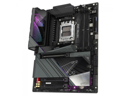 Placa Mãe Gigabyte X870E AORUS MASTER, Chipset X870E, WIFI 7, AMD AM5, ATX, DDR5