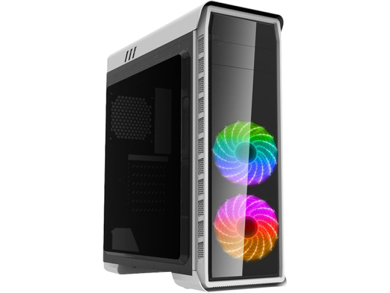 Gabinete Gamemax Onyx II GGM Vidro Temperado, 4 Fans RGB Com Controle Remoto, Full Tower
