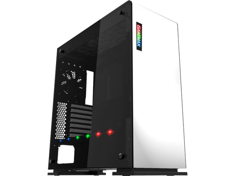 Gabinete Gamer Gamemax Vega M909 RGB,​​​​​​​ Lateral em Acrilico, Full Tower, Black, Sem Fonte, Com 1 Fan, GMX-VEGA-B