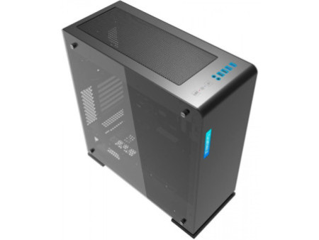 Gabinete Gamer Gamemax Hero, Mid Tower, Com 4 Fans, Black-Green, Sem Fonte, H602-BG