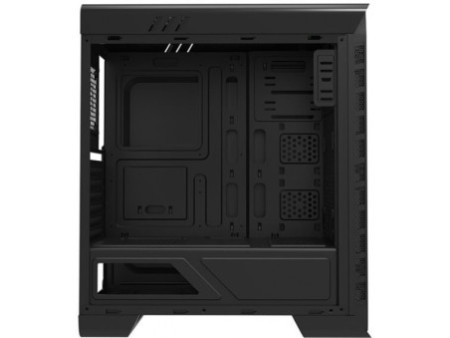 Gabinete Gamer GameMax Infinit M908 GGM RGB, Mid Tower, Com 3 Fans, Lateral Acrílico, Black, Sem Fonte