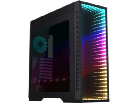Gabinete Gamer Ninja Sato, Mini Tower, Vidro Temperado, M-ATX, Sem Fonte, Sem Fans, Preto, GN-CS-STMABSF