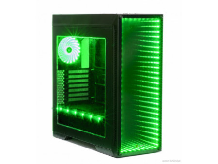 Gabinete Gamer Ninja Sato, Mini Tower, Vidro Temperado, M-ATX, Sem Fonte, Sem Fans, Preto, GN-CS-STMABSF