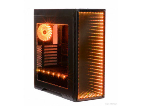 Gabinete Gamer Ninja Sato, Mini Tower, Vidro Temperado, M-ATX, Sem Fonte, Sem Fans, Preto, GN-CS-STMABSF