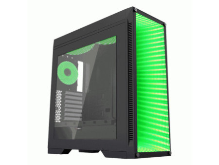 Gabinete Gamer Ninja Sato, Mini Tower, Vidro Temperado, M-ATX, Sem Fonte, Sem Fans, Preto, GN-CS-STMABSF