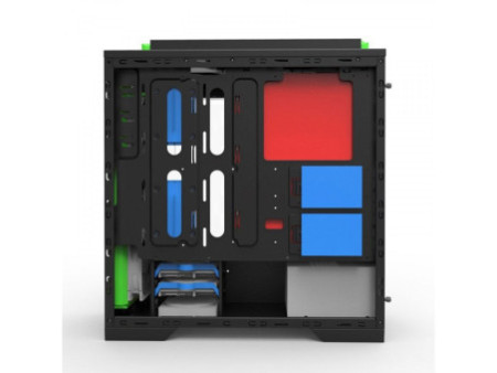 Gabinete Gamer Ninja Sato, Mini Tower, Vidro Temperado, M-ATX, Sem Fonte, Sem Fans, Preto, GN-CS-STMABSF