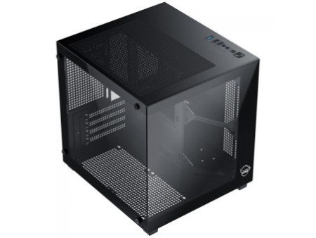 Gabinete Gamer Ninja Kurama, Mid Tower, Vidro Temperado, ATX, Sem Fonte, Com 4 Fans Rainbow, Preto, GN-CS-KRMTB4F