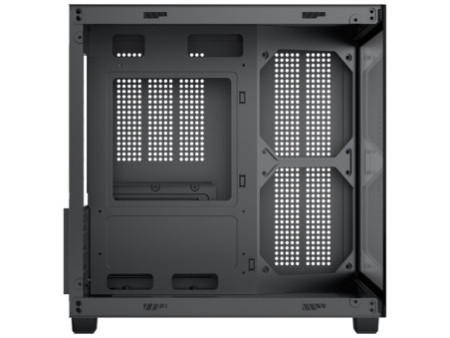 Gabinete Gamer Ninja Kurama, Mid Tower, Vidro Temperado, ATX, Sem Fonte, Com 4 Fans Rainbow, Preto, GN-CS-KRMTB4F
