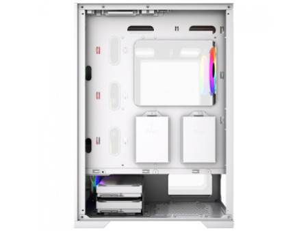 Gabinete Gamer Ninja FÚRIA, RGB, Mid Tower, Vidro Temperado, ATX, Sem Fonte, Com 3 Fans, GN-CS-FRMTB3F
