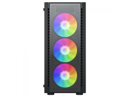 Gabinete Gamer Ninja Hive, Mid Tower, Vidro Temperado, Sem Fonte, Com 3 Fans, GN-CS-HVMTB3F