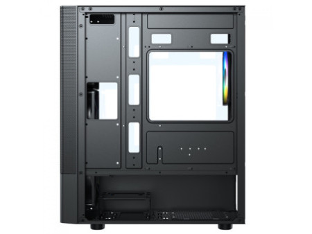 Gabinete Gamer Ninja Bee, Mid Tower, RGB, Vidro Temperado, M-ATX, Sem Fonte, Com 1 Fan ARGB, GN-CS-BEMTB1F