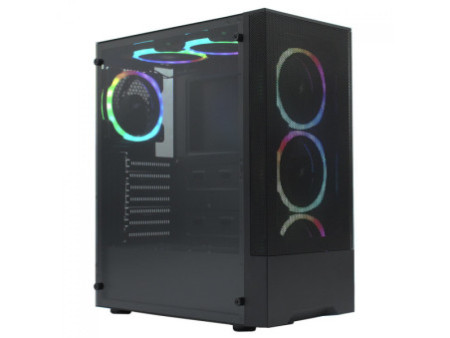 Gabinete Gamer Ninja Air X, Mid Tower, Vidro Temperado, ATX, White, Sem Fonte, Com 4 Fans