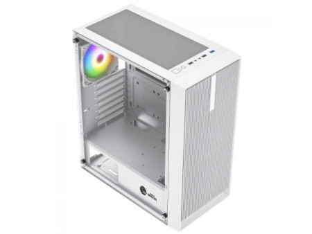 Gabinete Gamer Ninja Air X, Mid Tower, Vidro Temperado, ATX, Black, Sem Fonte, Com 4 Fans