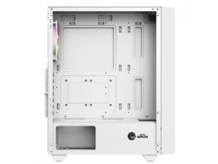 Gabinete Gamer Ninja Air X, Mid Tower, Vidro Temperado, ATX, Black, Sem Fonte, Com 4 Fans