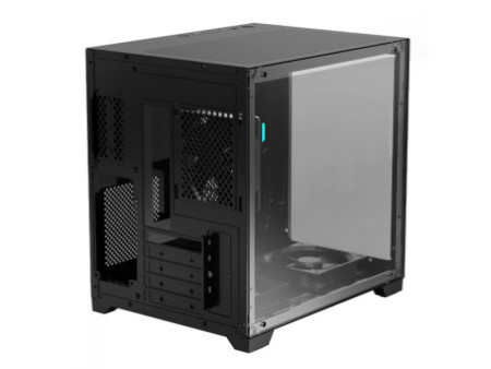 Gabinete Gamer Ninja Tsume, Cube, Mid Tower, RGB, Vidro Temperado, M-ATX, White, Sem Fonte, Sem fan