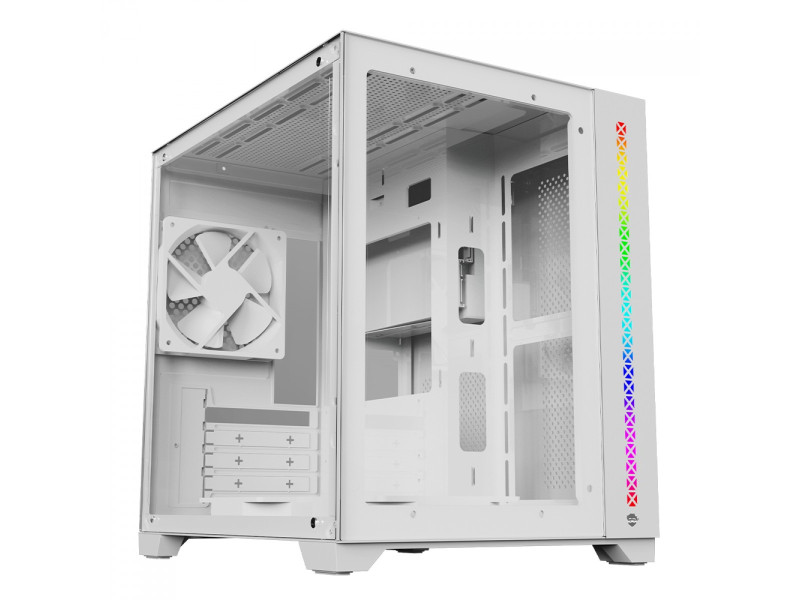 Gabinete Gamer Ninja Cloud, Mid Tower, Vidro Temperado, ATX, Black, Sem Fonte, Sem Fan