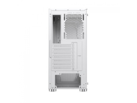 Gabinete Gamer Ninja Cloud, Mid Tower, Vidro Temperado, ATX, White, Sem Fonte, Com 4 Fans ARGB