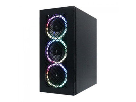 Gabinete Gamer Ninja Goemon, Mid Tower, Vidro Temperado, ATX, Black, Sem Fonte, Sem Fan, T004G