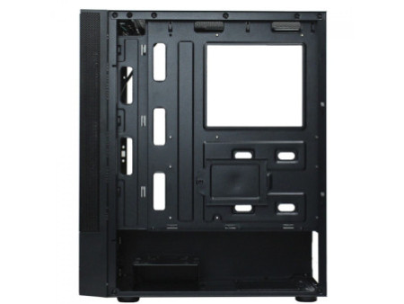 Gabinete Gamer Ninja Goemon, Mid Tower, Vidro Temperado, ATX, Black, Sem Fonte, Sem Fan, T004G