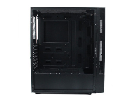 Gabinete Gamer Ninja Kotaro, Mid Tower, Vidro Temperado, ATX, Black, Sem Fonte, Sem Fan, T005G