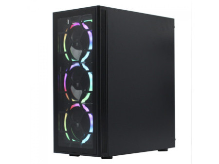Gabinete Gamer Ninja Tempest, Mid Tower, RGB, Vidro Temperado, ATX, Sem Fonte, Com 3 Fans
