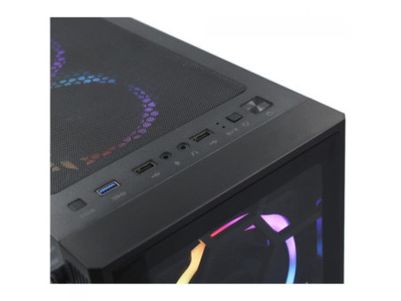 Gabinete Gamer Ninja Tempest, Mid Tower, RGB, Vidro Temperado, ATX, Sem Fonte, Com 3 Fans