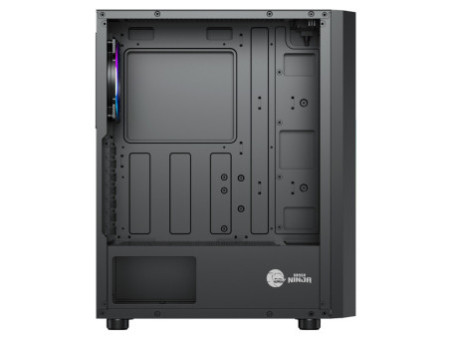 Gabinete Gamer Ninja Kage, RGB, Mid Tower, Vidro Temperado, ATX, Sem Fonte, Com 3 Fans
