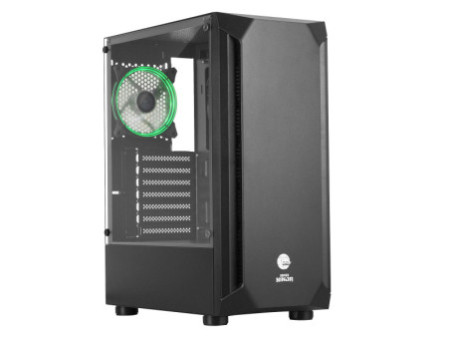 Gabinete Gamer Ninja Ares, Mid Tower, RGB, ATX, Black, Sem Fonte, Com 3 Fans
