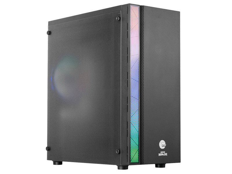 Gabinete Gamer Ninja Perseus, Mid Tower, RGB, ATX, White, Sem Fonte, Com 3 Fans Gabinete Gamer Ninja Perseus, Mid Tower, RGB, ATX, White, Sem Fonte, Com 3 Fans