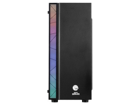 Gabinete Gamer Ninja Perseus, Mid Tower, RGB, ATX, White, Sem Fonte, Com 3 Fans