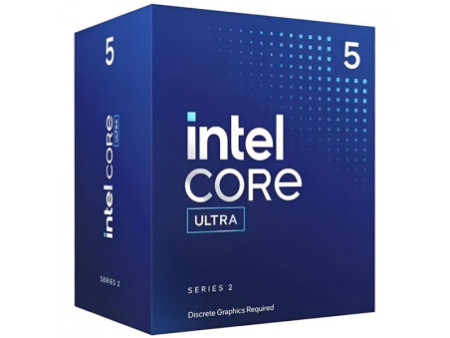 Processador Intel Core Ultra 5 225F, 3.3 Ghz (4.9Ghz Turbo), Série 2, 10-Cores 10-Threads, LGA 1851, BX80768225F