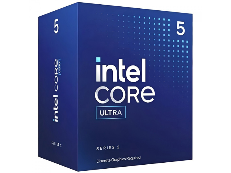 Processador Intel Core Ultra 5 225F, 3.3 Ghz (4.9Ghz Turbo), Série 2, 10-Cores 10-Threads, LGA 1851, BX80768225F