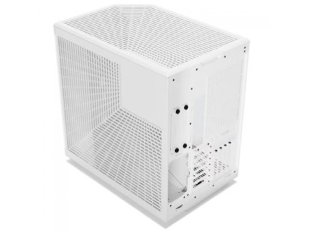 Gabinete Gamer Hyte Y70 Touch Infinite Pitch Black, Com Display 2.5K 14.9 Pol Touch, Mid Tower, Vidro Temperado, EATX, Sem Fans,