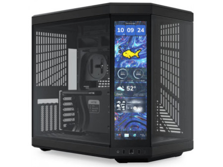 Gabinete Gamer Hyte Y70 Blueberry Milk, Mid Tower, Vidro Temperado, EATX, Sem Fans, Azul, CS-HYTE-Y70-BM