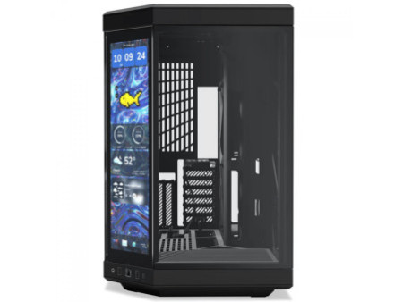 Gabinete Gamer Hyte Y70 Blueberry Milk, Mid Tower, Vidro Temperado, EATX, Sem Fans, Azul, CS-HYTE-Y70-BM