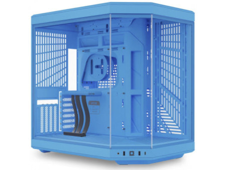 Gabinete Gamer Hyte Y70, Mid Tower, Vidro Temperado, EATX, Sem Fans, Preto e Branco, CS-HYTE-Y70-BW