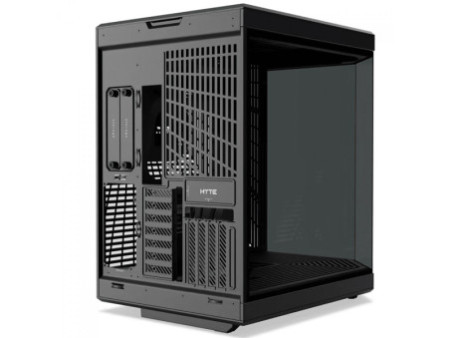 Gabinete Gamer Hyte Y60 Black Cherry, Mid Tower, Vidro Temperado, ATX, Sem Fonte, Com 3 fans, Preto e Vermelho, CS-HYTE-Y60-BR