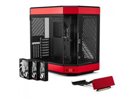 Gabinete Gamer Hyte Y60, Mid Tower, Vidro Temperado, ATX, Sem Fonte, Com 3 fans, White, CS-HYTE-Y60-BW