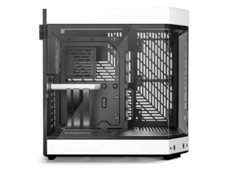Gabinete Gamer Hyte Y60 Snow, Mid Tower, Vidro Temperado, ATX, Sem Fonte, Com 3 fans, White, CS-HYTE-Y60-WW