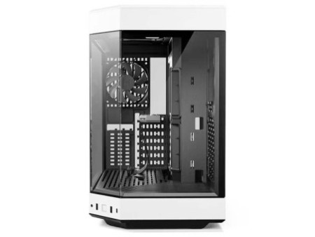 Gabinete Gamer Hyte Y60 Snow, Mid Tower, Vidro Temperado, ATX, Sem Fonte, Com 3 fans, White, CS-HYTE-Y60-WW