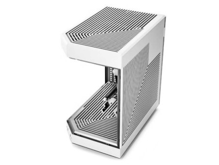 Gabinete Gamer Hyte Y60 Snow, Mid Tower, Vidro Temperado, ATX, Sem Fonte, Com 3 fans, White, CS-HYTE-Y60-WW