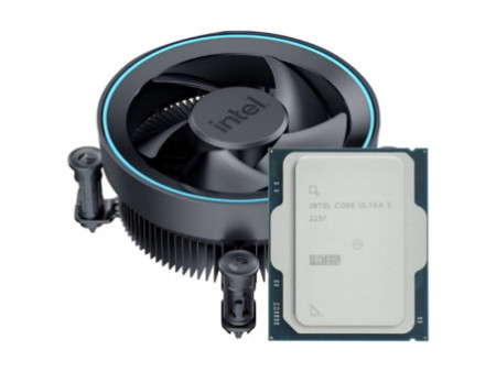 Processador Intel Core Ultra 5 225F, 3.3 Ghz (4.9Ghz Turbo), Série 2, 10-Cores 10-Threads, LGA 1851, BX80768225F