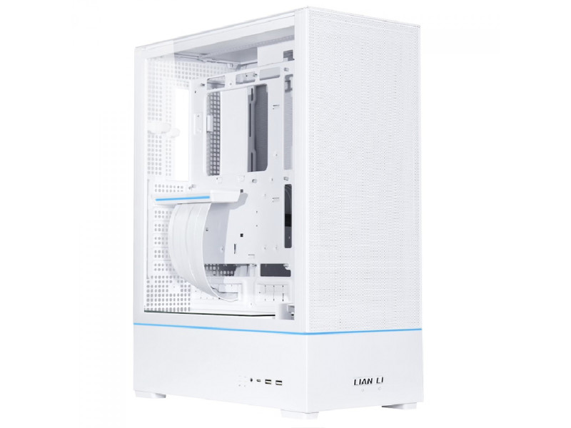 Gabinete Gamer Lian Li SUP01, ARGB, Mid Tower, Vidro Temperado, ATX, Sem Fonte, Com 3 Fans, Preto, SUP01X